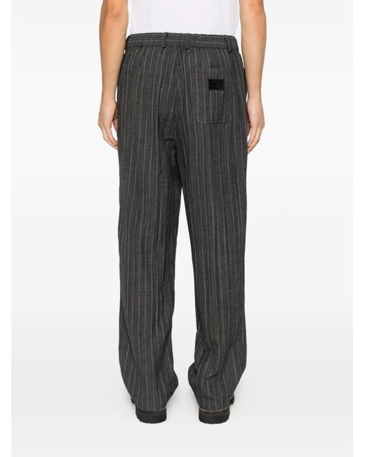 LC23 Gestreepte Broek in het Gray voor heren