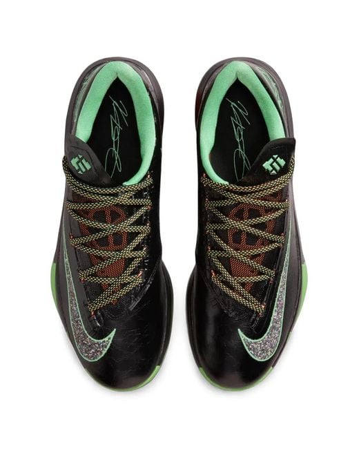 Nike Black Kd 6 Lace-Up Sneakers for men