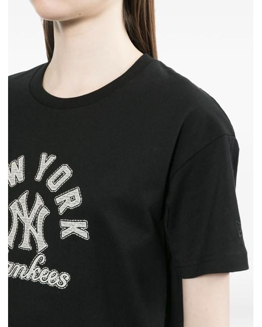 KTZ Black Embroidered T-Shirt