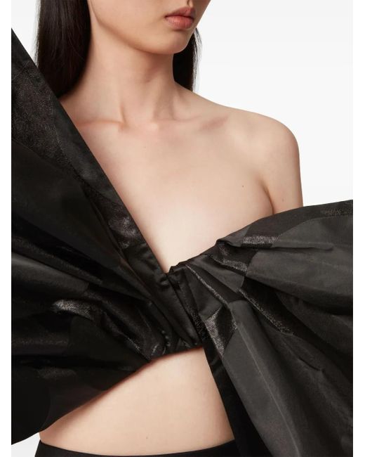 Nina Ricci Black Giant Bow Top