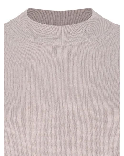 Max Mara Geribbelde Coltrui in het White