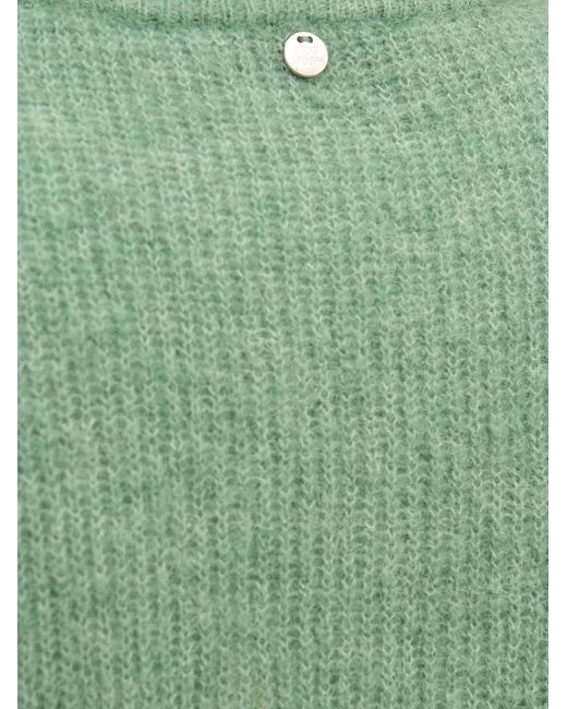 Mos Mosh Green Mmthora Ribbed-Trim Knit Vest