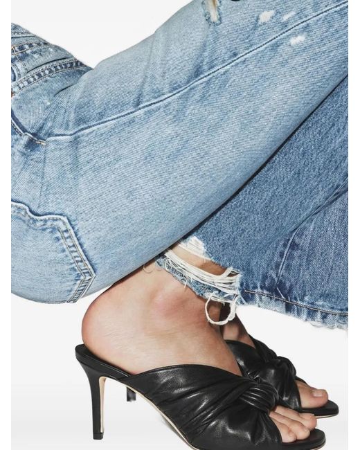 Scarosso Black Mules Kiki 75 Mm