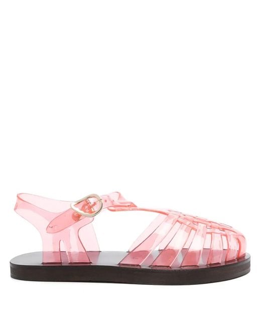 Ancient Greek Sandals Pink Homeria Sandals