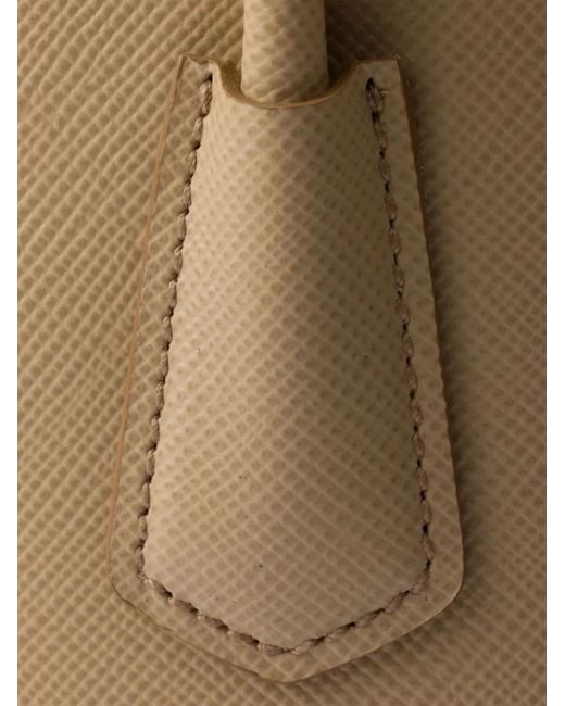 Prada Natural Kleiner Double Saffiano-Tote Bag