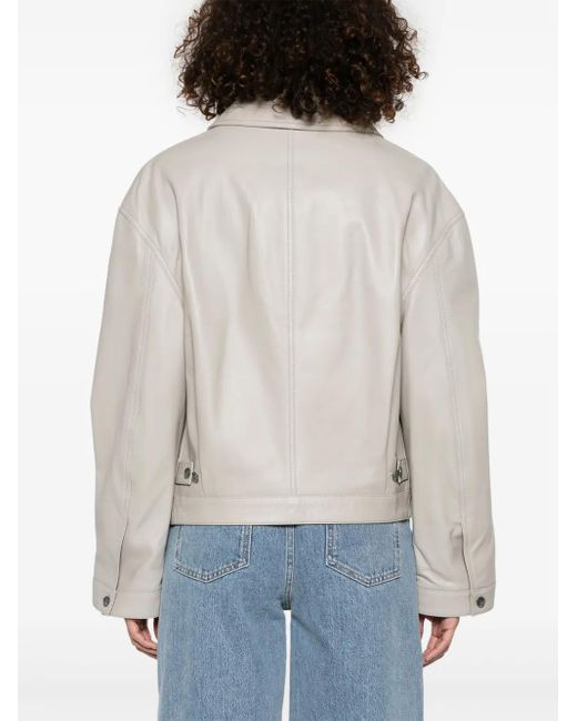 Loulou de Saison Gray Kaipan Biker Jacket