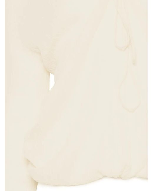 Ann Demeulemeester White Eke Top