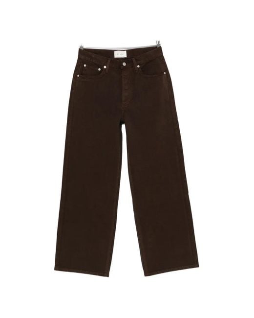 St. Agni White Canvas Mid-Rise Jeans