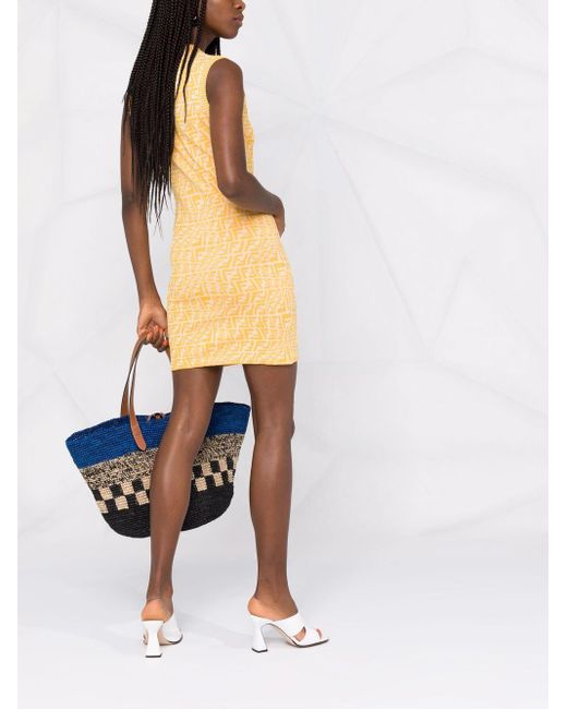 Fendi yellow dress best sale