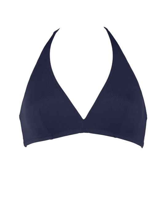 Eres Blue Gang Triangle Bikini Top