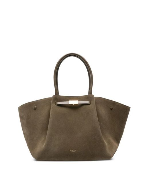 DeMellier London Metallic New York Suede Tote Bag