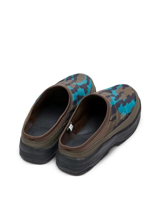 Suicoke Brown Pepper Slippers for men