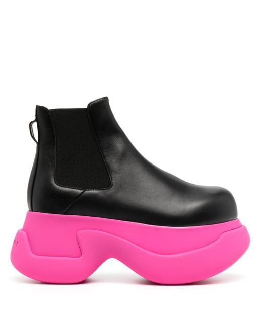 Marni Pink Aras 70mm Leather Boots