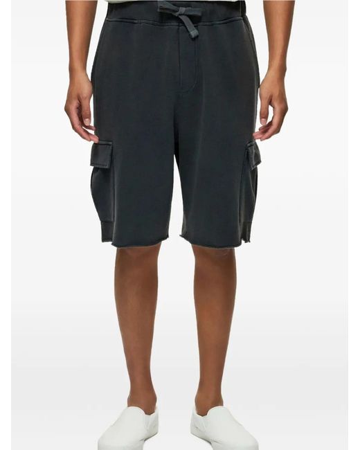 Dirty Laundry Black Cargo Shorts for men