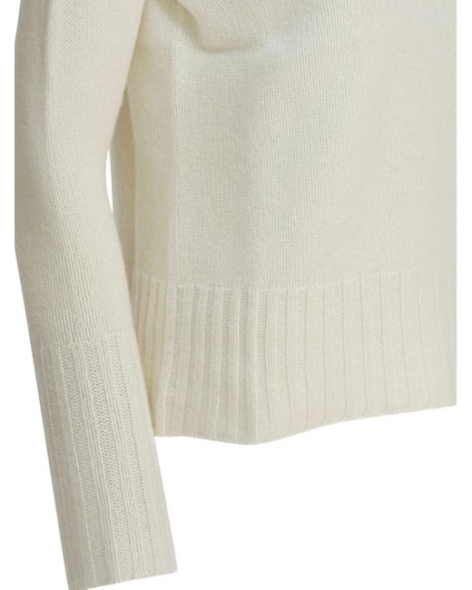 Drumohr White Roll-Neck Knitwear