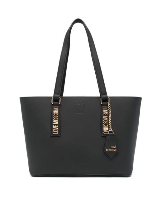 Love Moschino Black Pure Essential Tote Bag