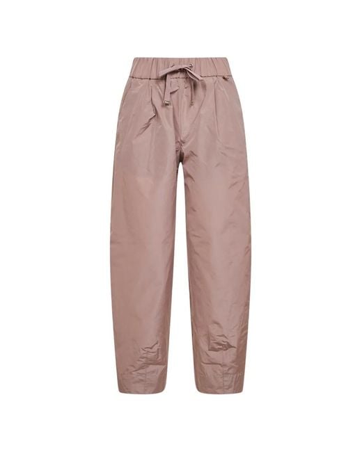 Herno Pink Drawstring-Waist Trousers
