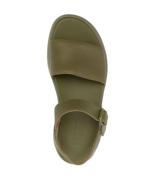 Camper Green Tasha 55mm Leather Sandals