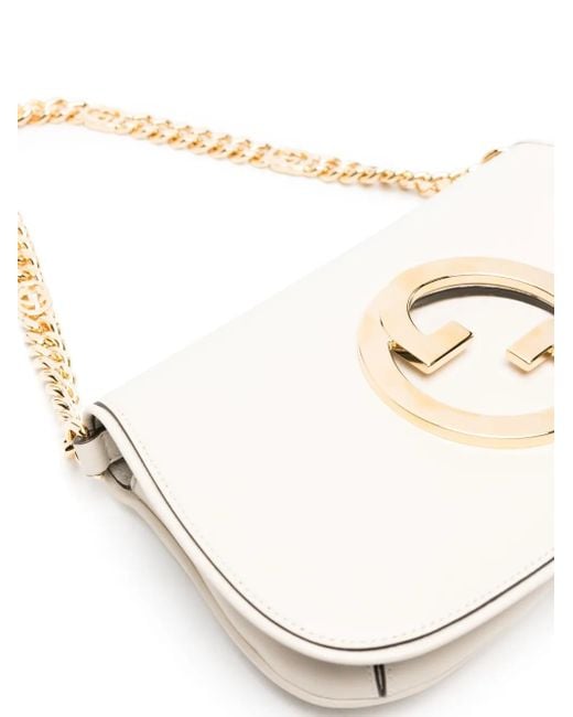 Gucci White Gucci Blondie Small Shoulder Bag