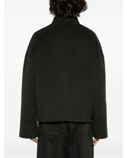 Nanushka Cropped-Jacke aus Seide in Black für Herren