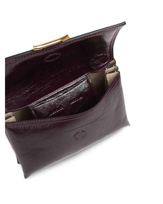 Wandler White Ida Trio Crinkled-Leather Mini Shoulder Bag