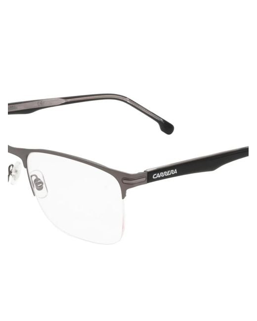 Carrera White Browline-Frame Glasses for men