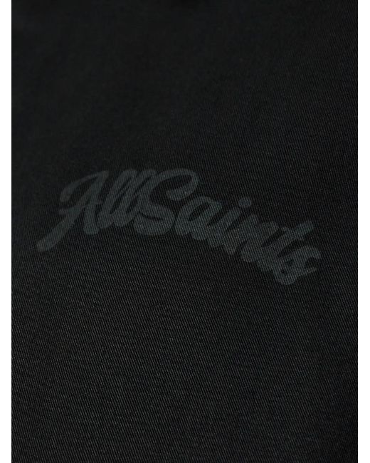 AllSaints Black Logo Shirt for men