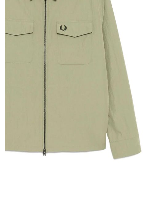 Fred Perry Green Zip-Up Jacket for men