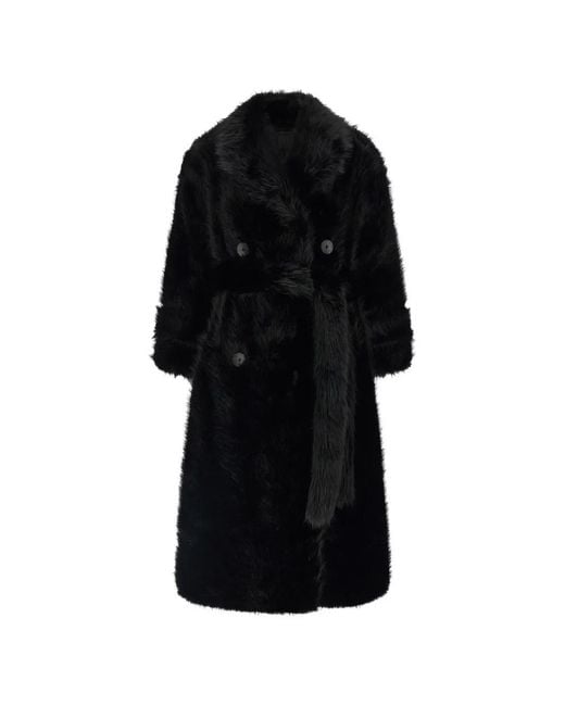 BB COUTURE Black Jackie Double-Breasted Coat