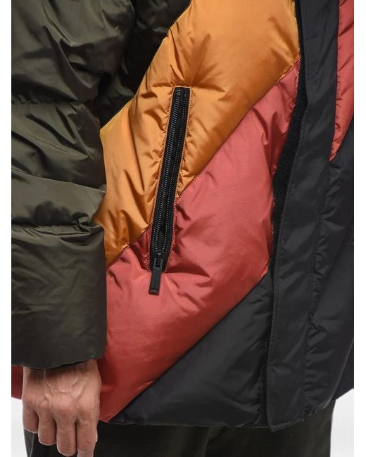 DSquared² Black Quilted Hooded Jacket for men
