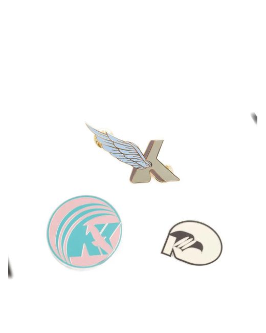 Kiko Kostadinov Graphic-print Pins White