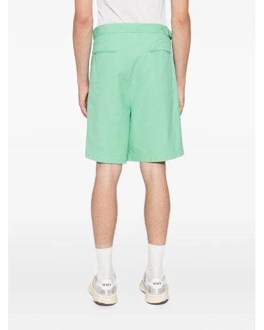 Facetasm Green Wrapped Shorts for men