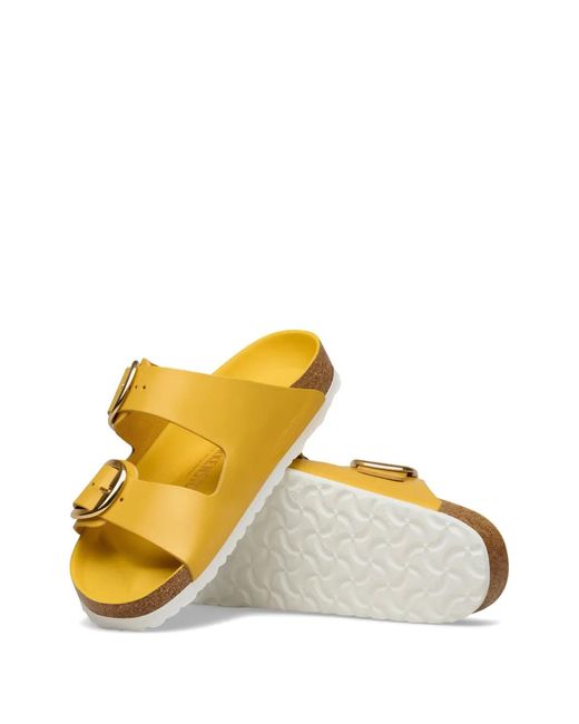 Birkenstock Yellow Arizona Big Buckle Sandals