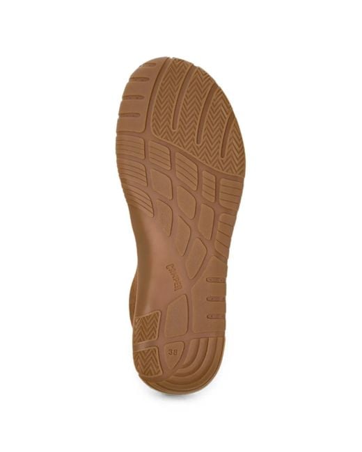 Camper Brown Peu Path Suede Sneakers