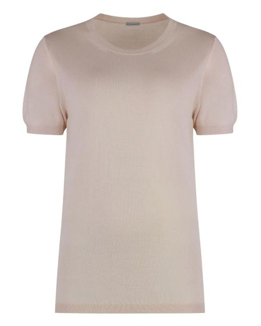 Malo Pink Knitted T-Shirt
