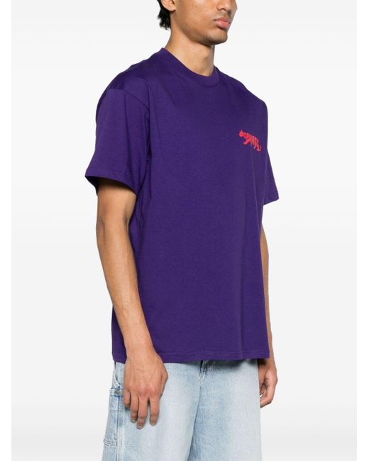 Carhartt Rocky T-Shirt aus Bio-Baumwolle in Purple für Herren