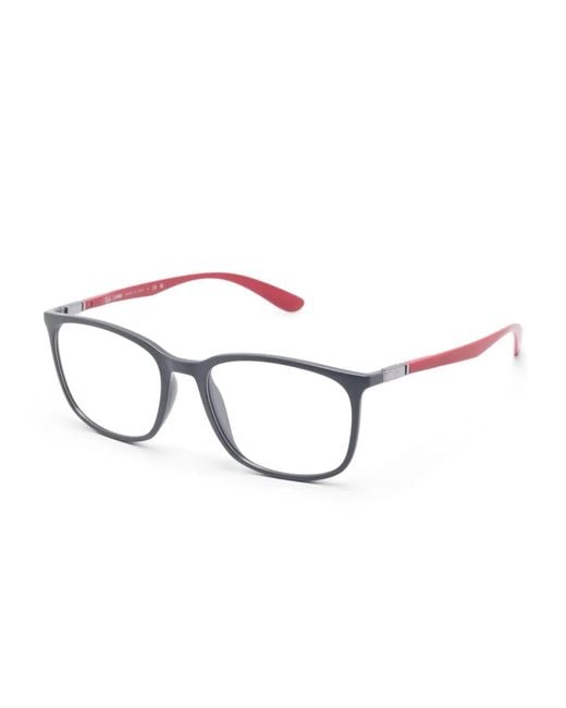 Ray-Ban Gray Square-Frame Glasses