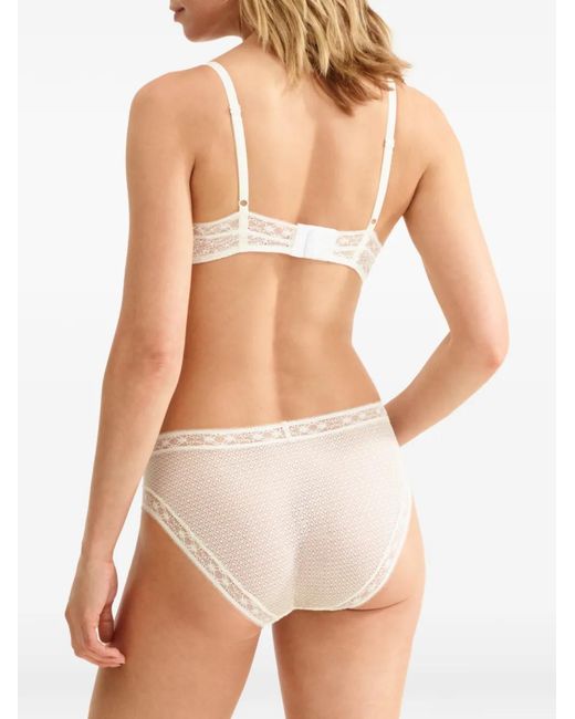Eres White Vestiges Lace Triangle Bra