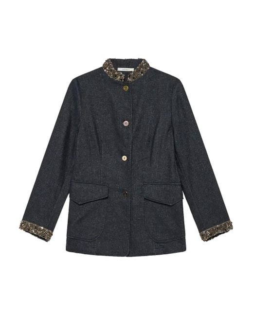 Maliparmi Blue Spring Denim Jacket