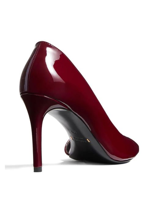 Khaite Purple 85Mm Jett D'Orsay Heeled Pumps