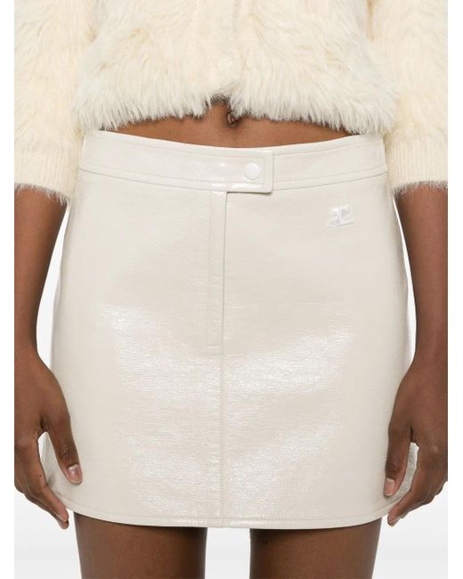 Courreges Reedition ミニスカート White