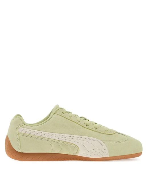 PUMA Green Speedcat Suede Sneakers