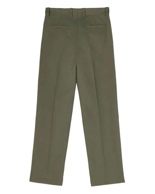 Jil Sander Green Panelled Trousers for men