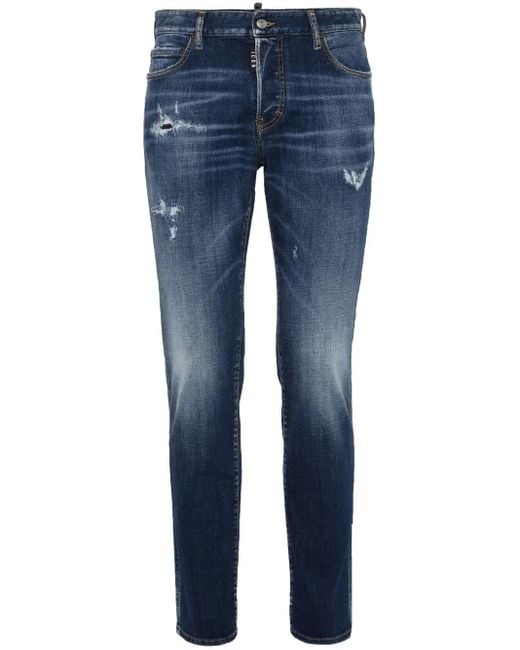 DSquared² Blue Skinny Jeans for men