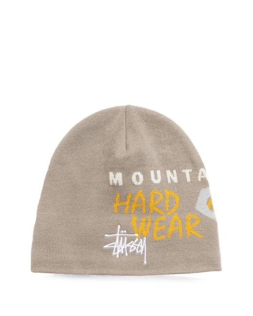 Stussy Natural Caelum Logo-Detail Hat for men