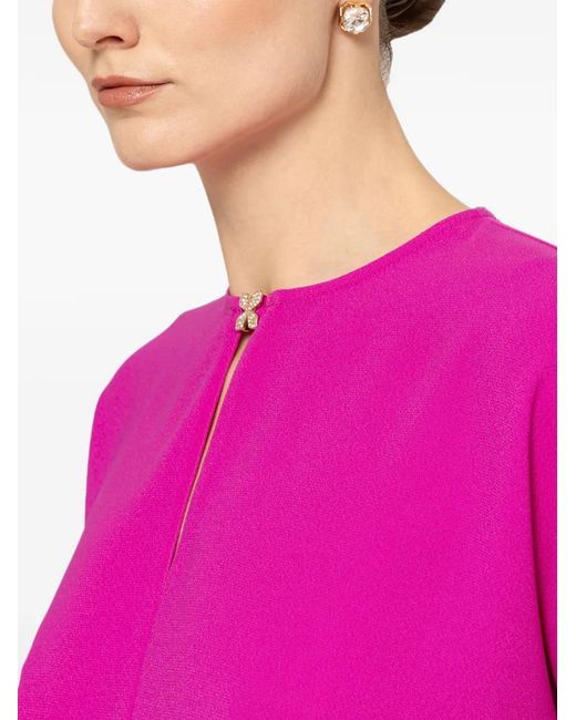 Nissa Pink Short-Sleeve Top