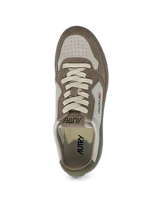 Autry Gray Suede Sneaker With Rubber Sole for men