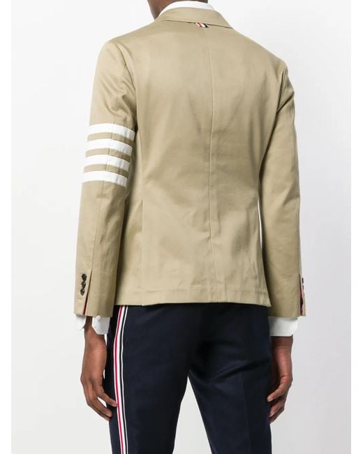 Blazer clásico deconstruido con franjas Thom Browne de hombre de color Natural