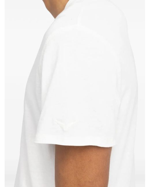Zadig & Voltaire White V-Neck Short-Sleeve T-Shirt for men
