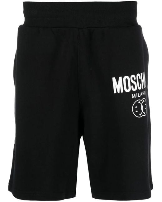 Moschino Black Cotton Clothing Shorts for men